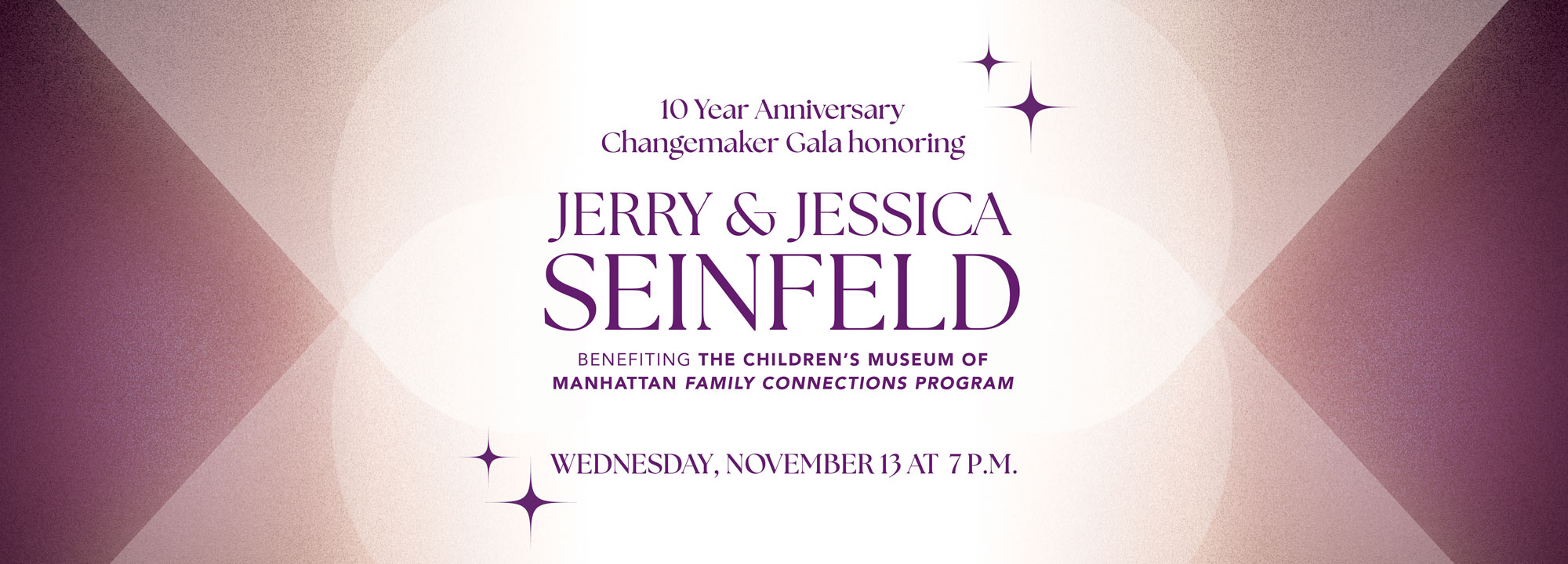 changemaker gala honoring Jerry Seinfeld and Jessica Seinfeld